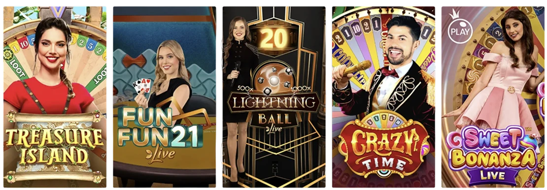 30Bet Casino Live-Spiele