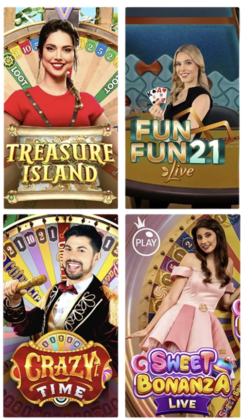 30Bet Casino Live-Spiele